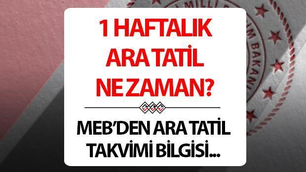 Okullarda Ara Tatil Tarihleri ve 2023-2024 Eğitim Takvimi