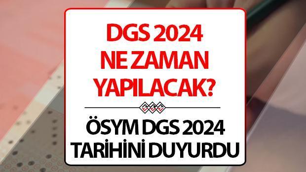 DGS Sınavı 2024 Takvimi