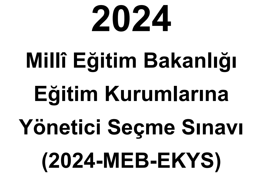2024 MEB EKYS Sınavı: Cevap Anahtarı ve Sonuç Tarihleri