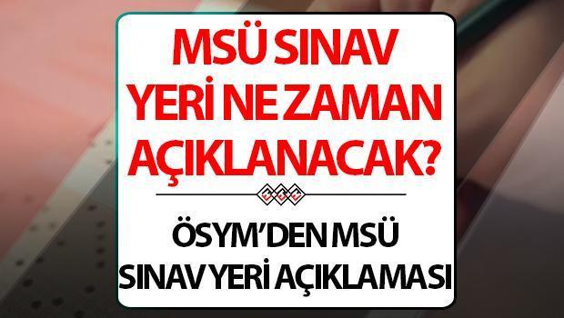 MSÜ Sınavı Tarihi ve Süreçleri