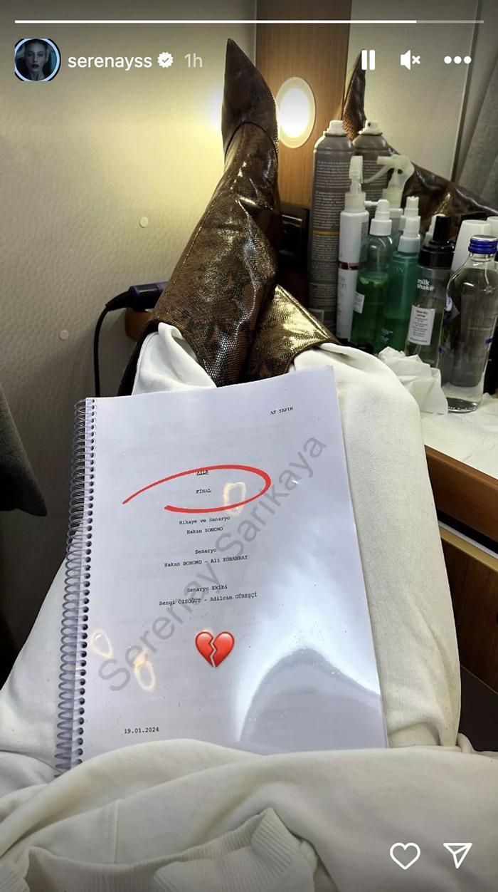 Serenay Sarıkaya'dan Duygusal Paylaşım