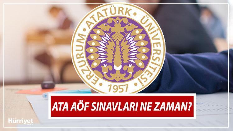 ATA AÖF Sınav Takvimi ve Bilgileri