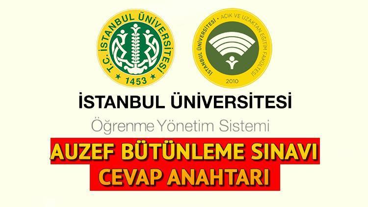 AUZEF Bütünleme Sınavı Duyuruları