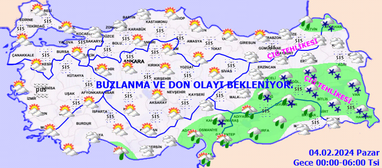 Hava Durumu Değerlendirmesi: Yağışlar ve Buzlanma Uyarıları