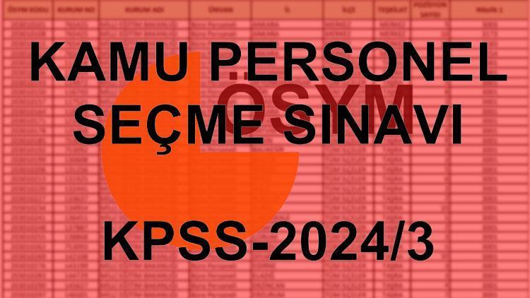 KPSS 2024/3 Atama Sonuçları Gündemde