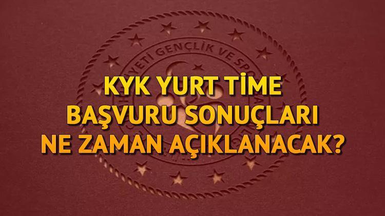 KYK Yurt Time Spor Başvuru Sonuçları 2024