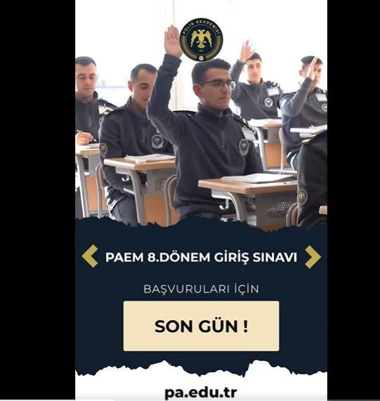 PAEM 8. Dönem Giriş Sınavı Başvuru Ücreti