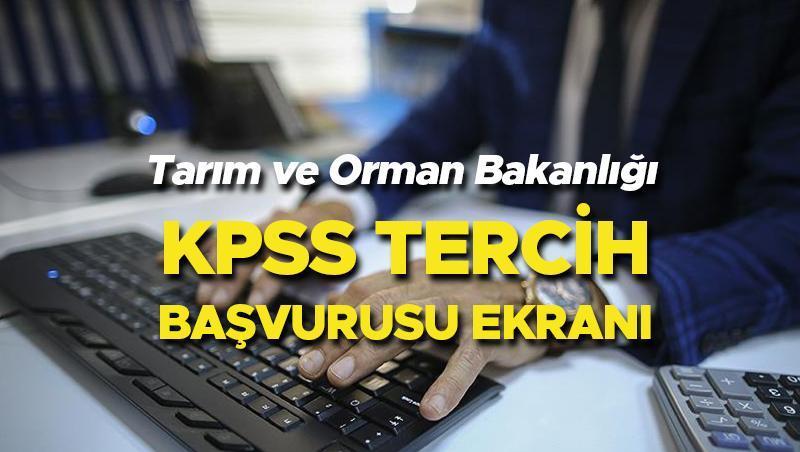 Tarım ve Orman Bakanlığı Personel Alımı Başvurusu